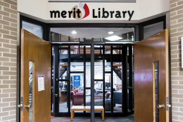 Entrance of merit library
